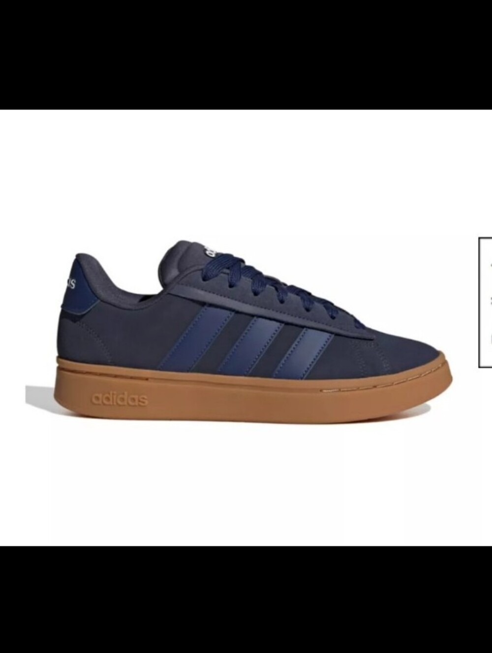 adidas Grand Court Alpha 00s Navy with Gum Sole
